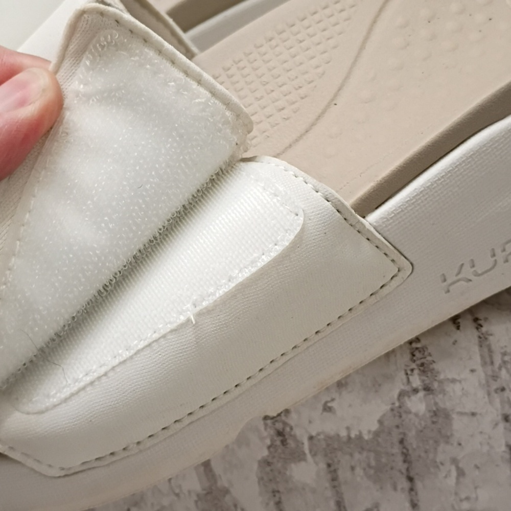 KURU Moment Cream Arch supportive premium recovery slide Sandals Arch Support - Picture 11 of 16